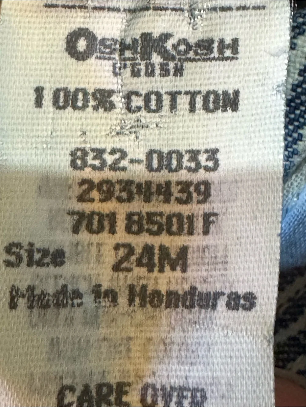 Vintage OshKosh B'Gosh Overalls Railroad Conductor Striped Size 24 Mths Vestbak